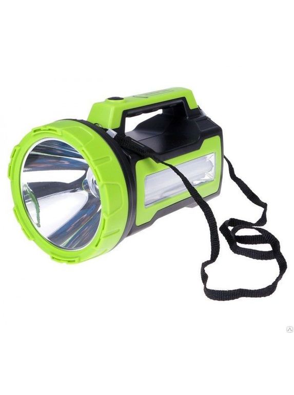 ФОНАРЬ АККУМ KOSMOS PREMIUM 10W LED.БОК.ПАНЕЛЬ 3ВТ,3РЕЖ. РАБОТЫ ,З/У220/12В,USB ВЫХ.