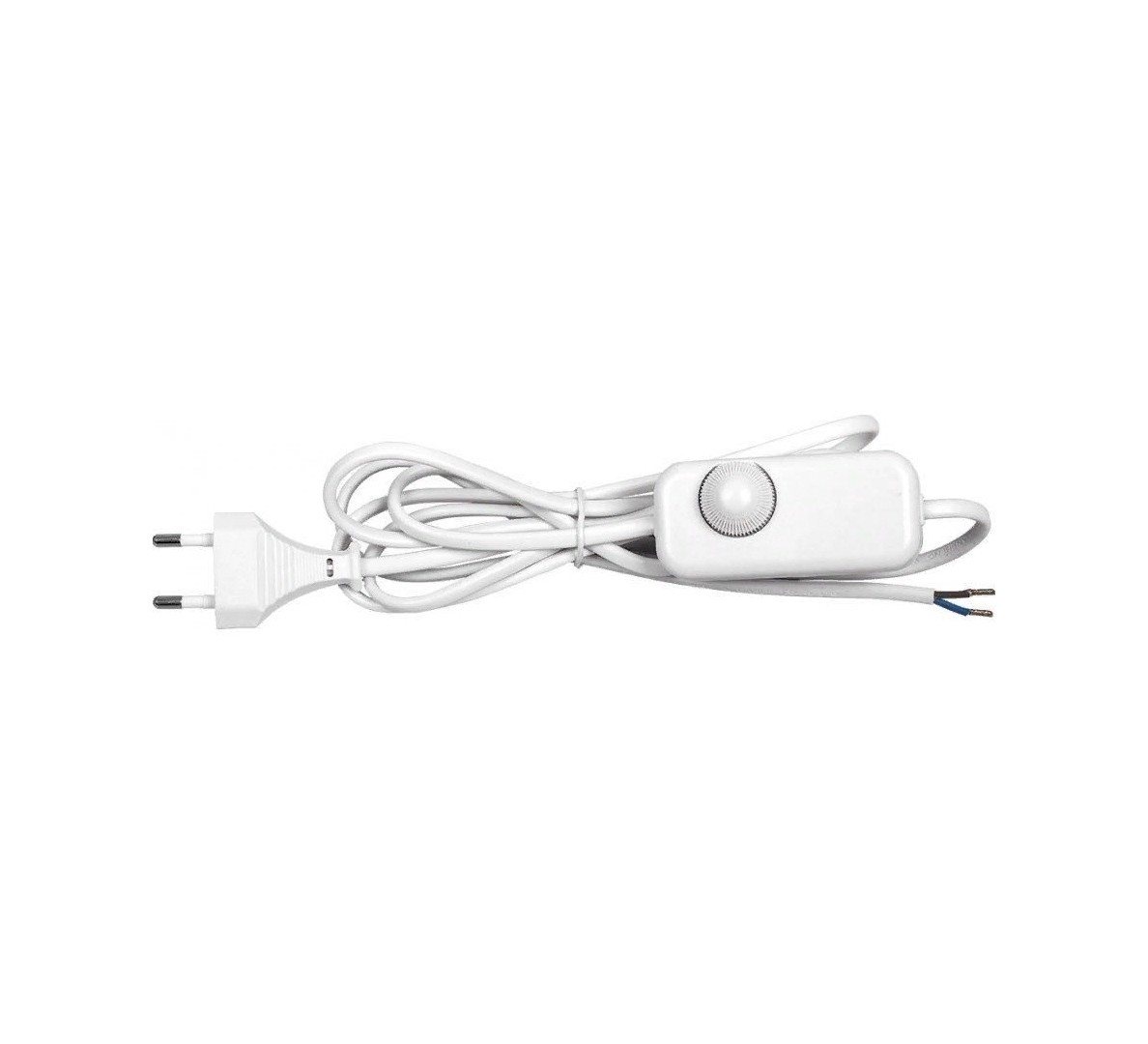 СЕТЕВОЙ ШНУР С ДИММЕРОМ 230V 1,5+0,5М, БЕЛЫЙ, DM103-200W