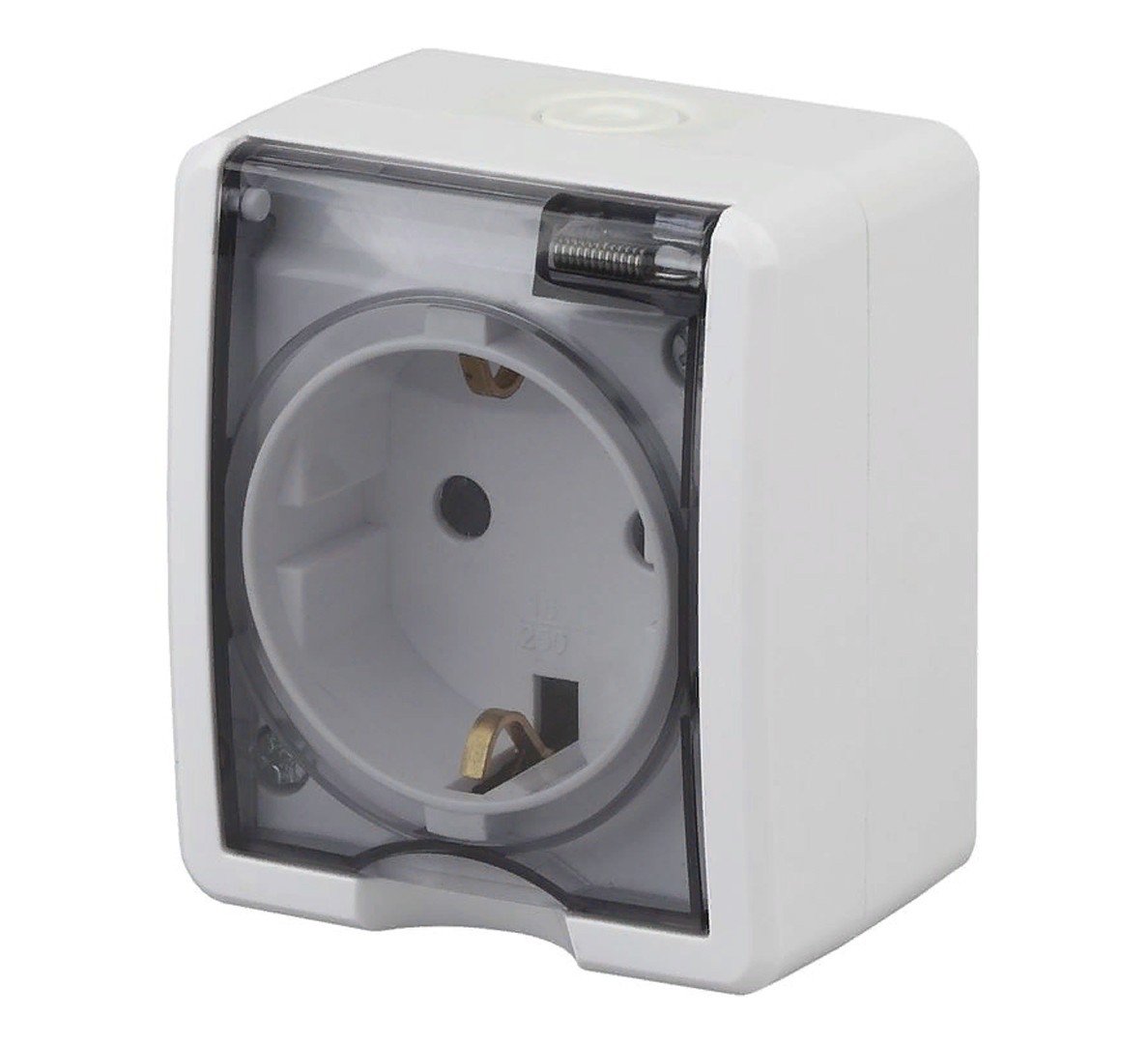 11-2401-01 РОЗЕТКА 2Р+Е IP54, 16АХ-250В ОУ ЭКСПЕРТ БЕЛ. ЭРА