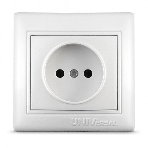 РОЗЕТКА 1Я Б/З С/У СЕВИЛЬ С/У БЕЛАЯ UNIVERSAL
