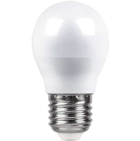 ЛАМПА E27 7W ШАР 220V 16LED 6400K LB95 FERON