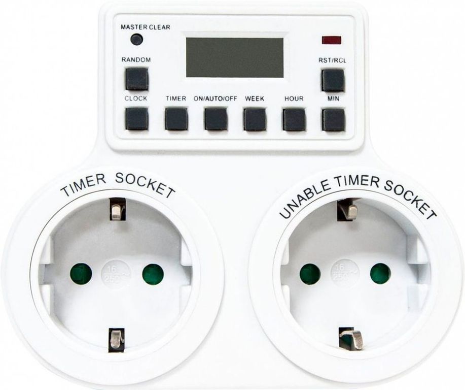 РОЗЕТКА С ТАЙМЕРОМ (НЕДЕЛЬНАЯ)16A 230V, ТМ25 FERON
